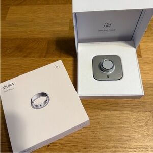 Oura Ring Gen 4 - Silver Horizon Size 8